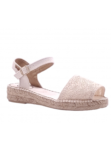 Alpargata crudo macrame EULALIA